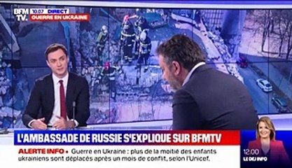 BFMTV : La théorie folle du porte-parole de l'ambassade de Russie