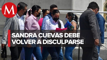 "Confío en las instituciones"; Sandra Cuevas comparecerá ante juez el jueves