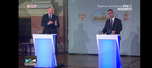 Djilas i Orlić u emisiji "Reč na Reč"