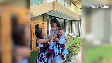 Andrea Valdiri mostró cómo su hija Adhara baila champeta de Mr Black