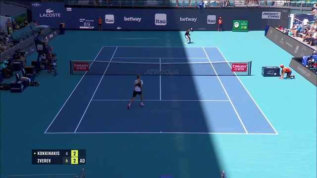 Kokkinakis v Zverev | ATP Miami Open | Match Highlights