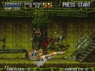 Metal Slug Anthology : Décollages