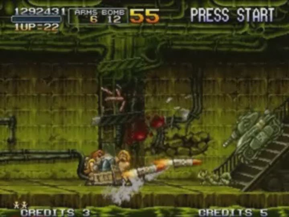 Metal Slug Anthology : Décollages