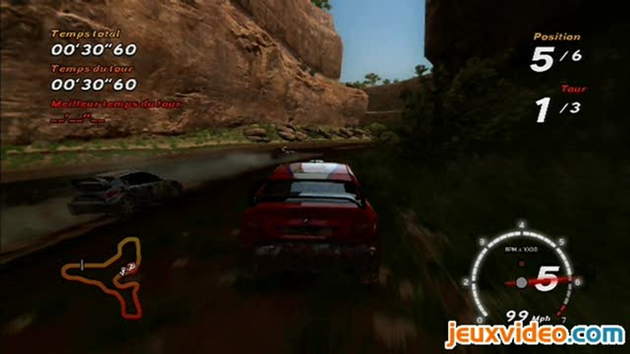 Sega Rally : Le canyon en Xsara