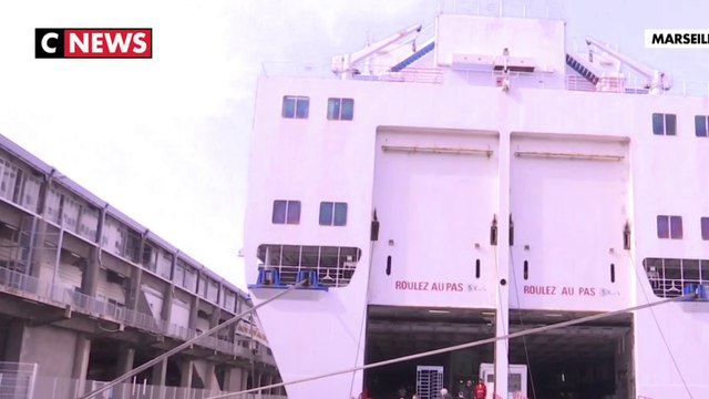 Marseille : un ferry transformé en hôtel pour des réfugiés ukrainiens