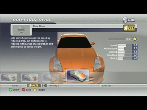 Forza Motorsport 2 : Tuning