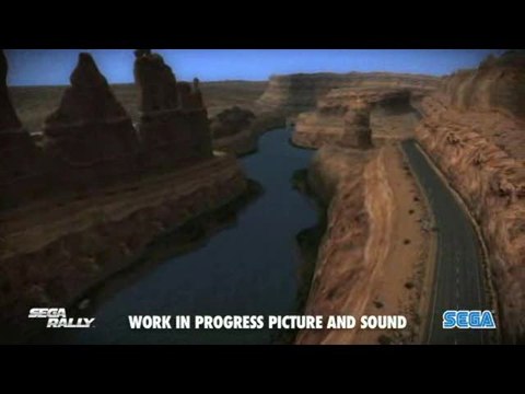 Sega Rally : GC 2007 : Environnement canyon
