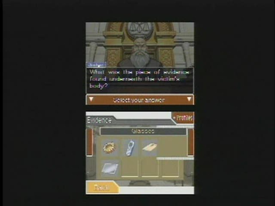 Phoenix Wright : Ace Attorney : Justice for All : Dialogues et gameplay