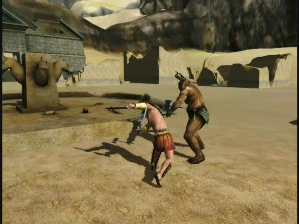 Gods and Heroes : Rome Rising : Le minotaure encorne