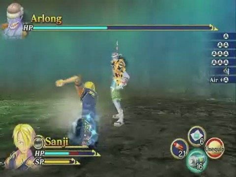 One Piece Unlimited Adventure : Gameplay : boss