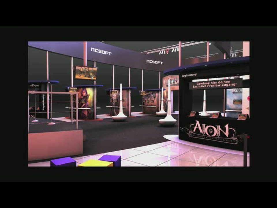 Aion : GC Leipzig 2008 - Stand NCsoft