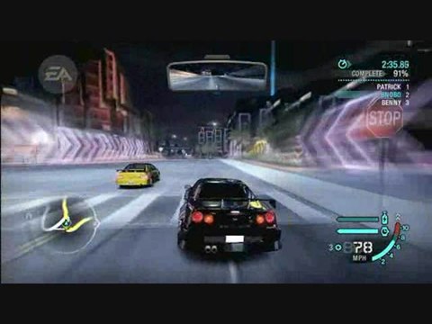 Need for Speed Carbon : Possibilités online commentées