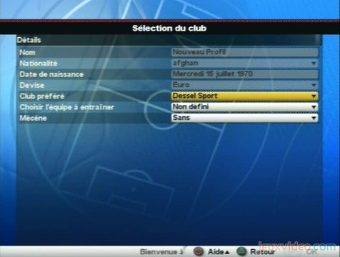 L'Entraîneur 2007 : Start up