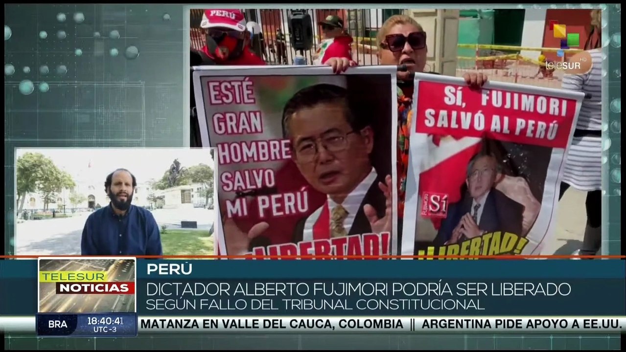 Tribunal constitucional de Perú emite fallo de libertad para Fujimori