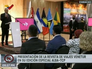 Presentada la revista "Viajes Venetur" edición especial ALBA-TCP