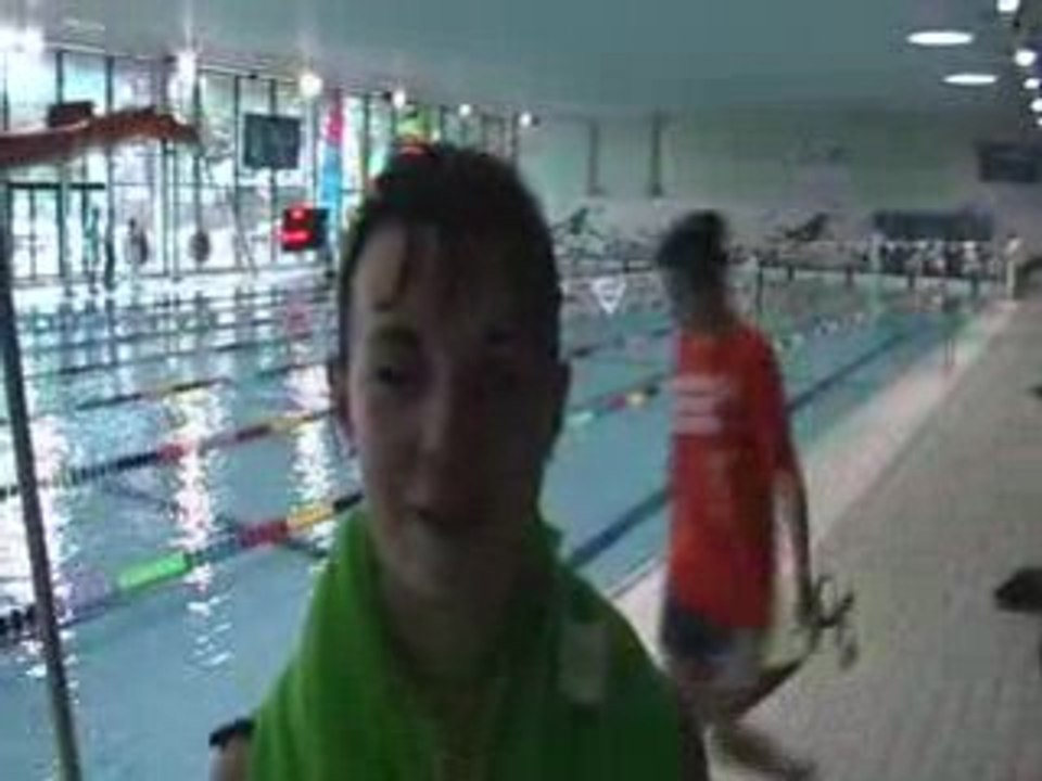 Interview de Marine Grosjean - Meeting St Malo - Finswimming