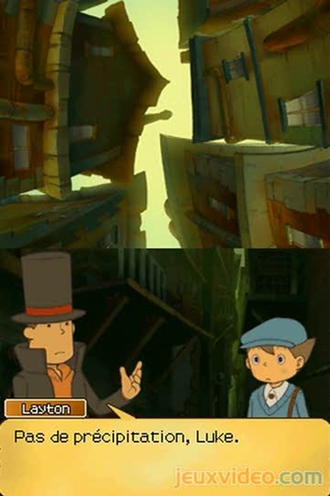 Professeur Layton et le Destin Perdu : Une énigme et un peu d'exploration
