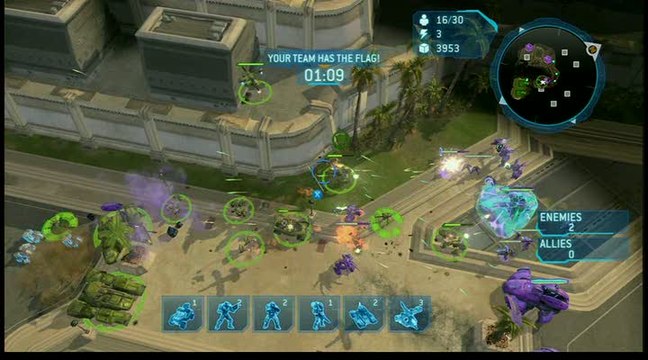 Halo Wars : Capture de drapeau
