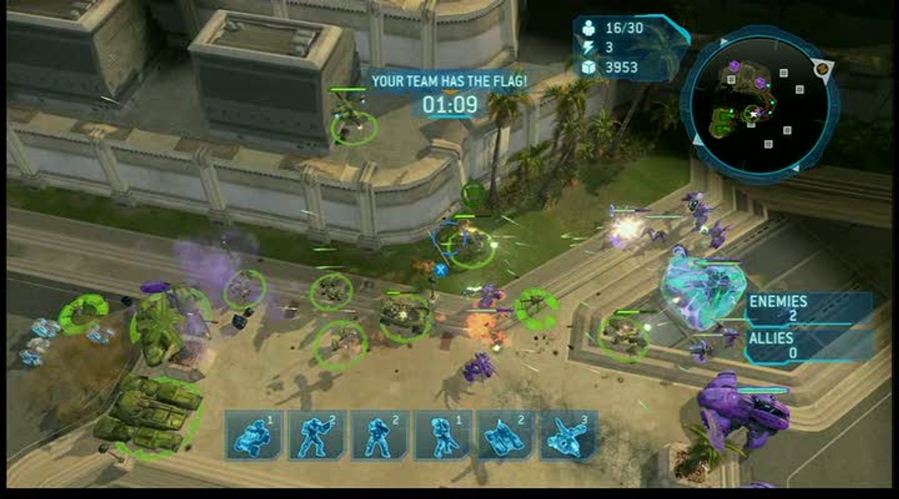 Halo Wars : Capture de drapeau