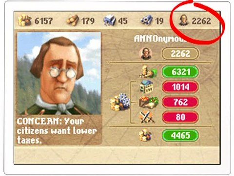 Anno 1701 : Gouvernement