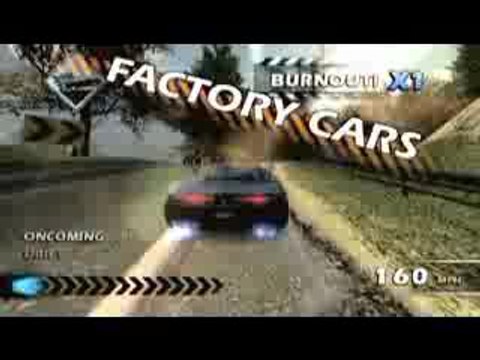Burnout Dominator : Modes et voitures
