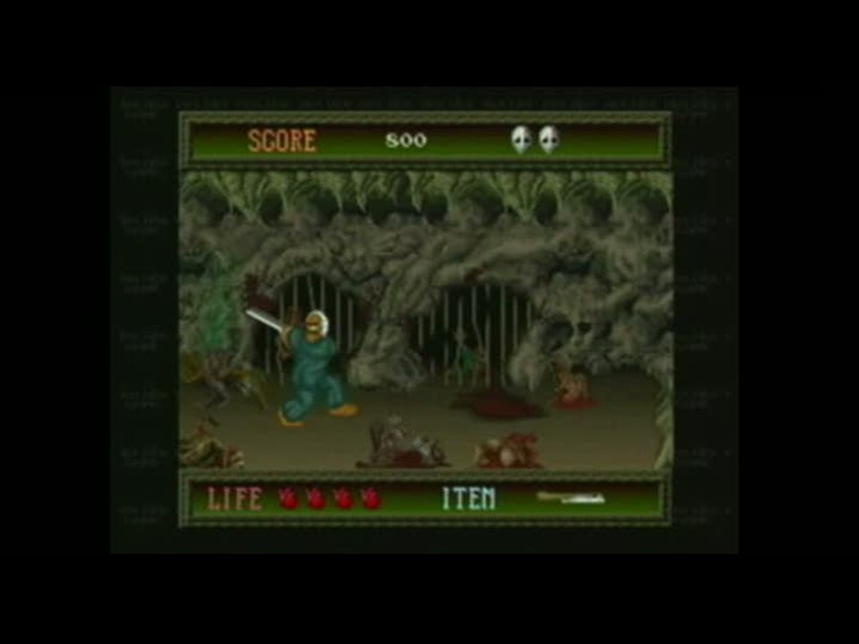Splatterhouse : Début du  jeu
