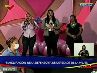 Inauguran Defensoría de Derechos de la Mujer en el estado Miranda