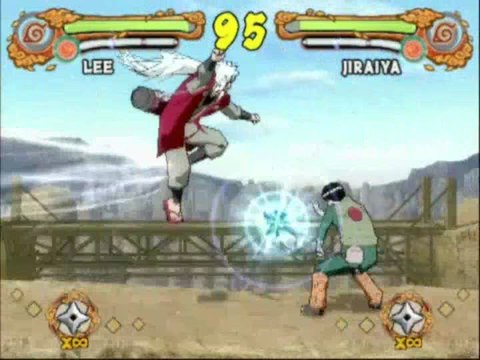 Naruto Shippuden : Ultimate Ninja 4 : Lee Vs Jiraiya