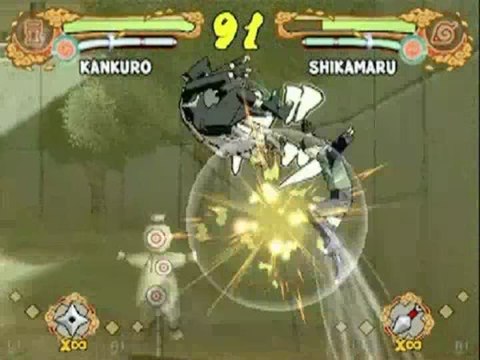 Naruto Shippuden : Ultimate Ninja 4 : Kankuro vs Shikamaru