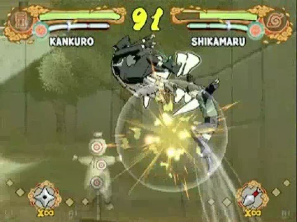 Naruto Shippuden : Ultimate Ninja 4 : Kankuro vs Shikamaru