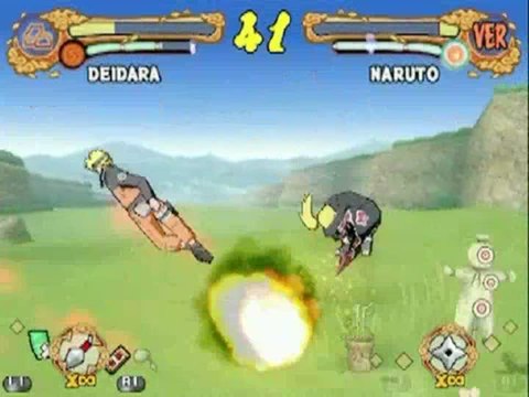 Naruto Shippuden : Ultimate Ninja 4 : Deidara vs Naruto