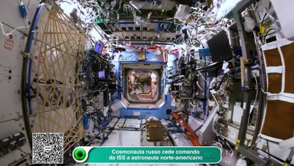 Cosmonauta russo cede comando da ISS a astronauta norte-americano