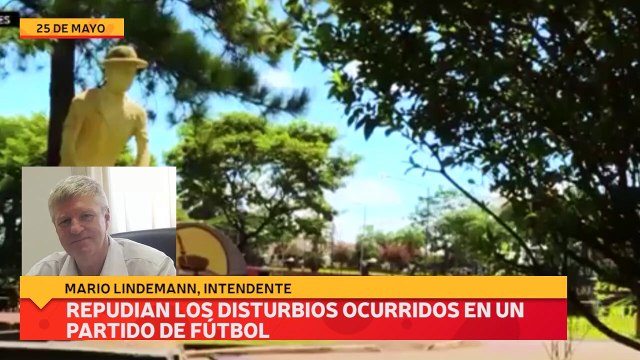 Repudian los disturbios ocurridos en un partido de fútbol
