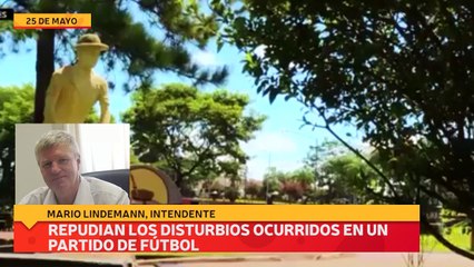 Repudian los disturbios ocurridos en un partido de fútbol