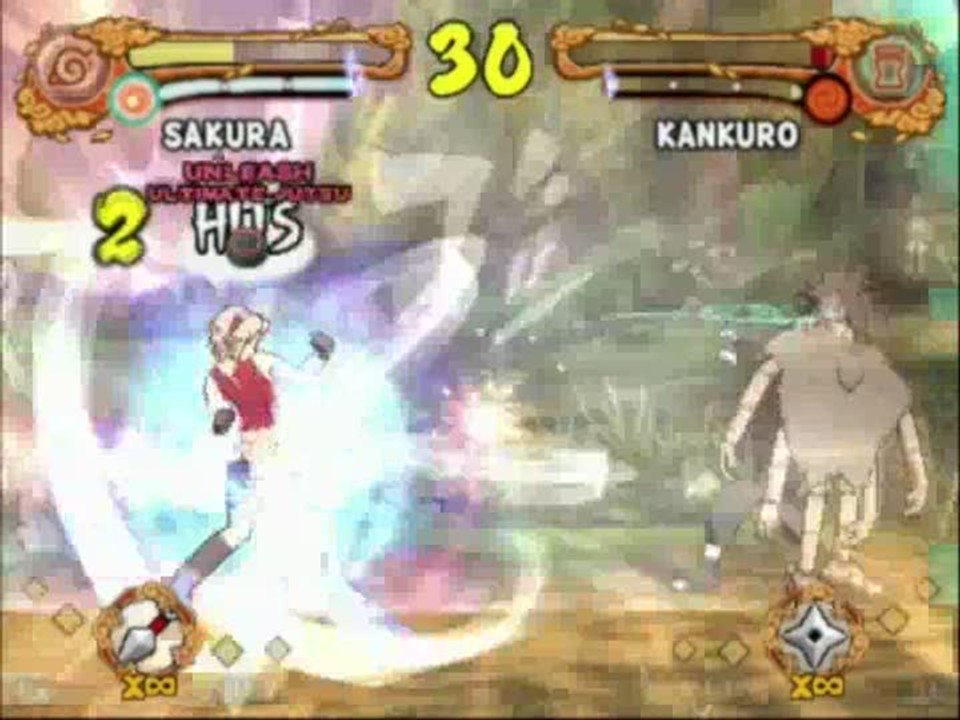 Naruto Shippuden : Ultimate Ninja 4 : Sakura Vs Kankuro