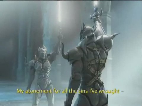 Final Fantasy IV : Cinématiques et séquences de jeu