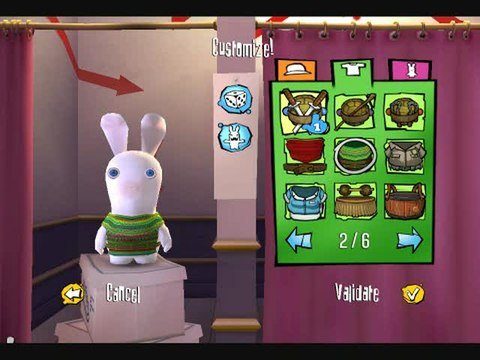 Rayman contre les Lapins encore plus Crétins : Costumes