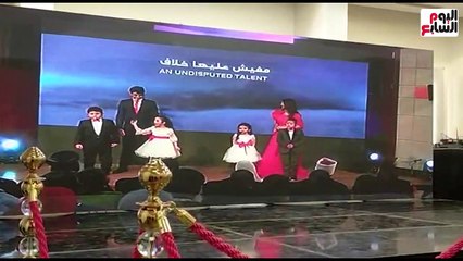 البابا تواضروس والمفتى ينبهران بعرض غنائى لأبطال متلازمة داون فى افتتاح مشروع الفلك