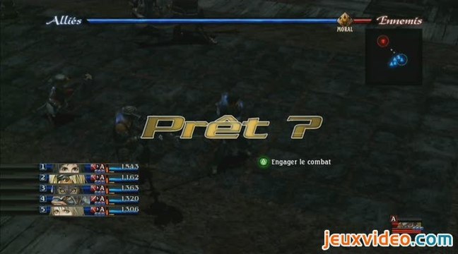 The Last Remnant : Aperçu des menus