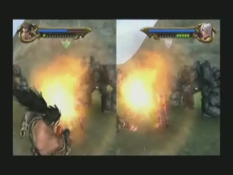 SoulCalibur Legends : Coopératif entre Mitsurugi et Evy