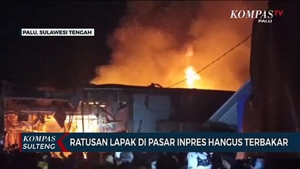 Ratusan Lapak di Pasar Inpres Hangus Terbakar