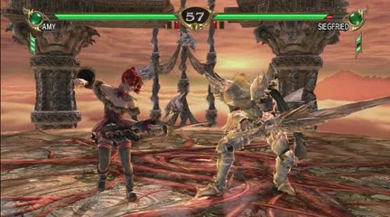 SoulCalibur IV : Amy vs Seigfried