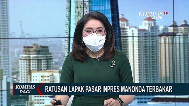 Dilalap Si Jago Merah, Ratusan Lapak Pasar Inpres Manonda Hangus Terbakar!
