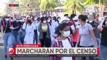 Ratifican marcha para este miércoles exigiendo censo “trasparente y confiable”