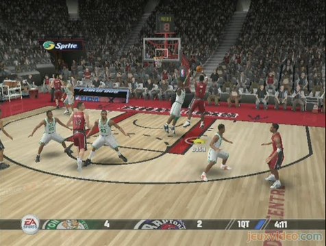 NBA Live 08 : Boston Celtics contre Toronto Raptors