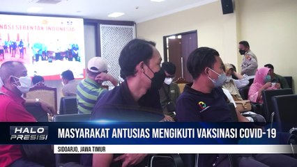 Masyarakat Sidoarjo Antusias Mengikuit Vaksinasi Booster