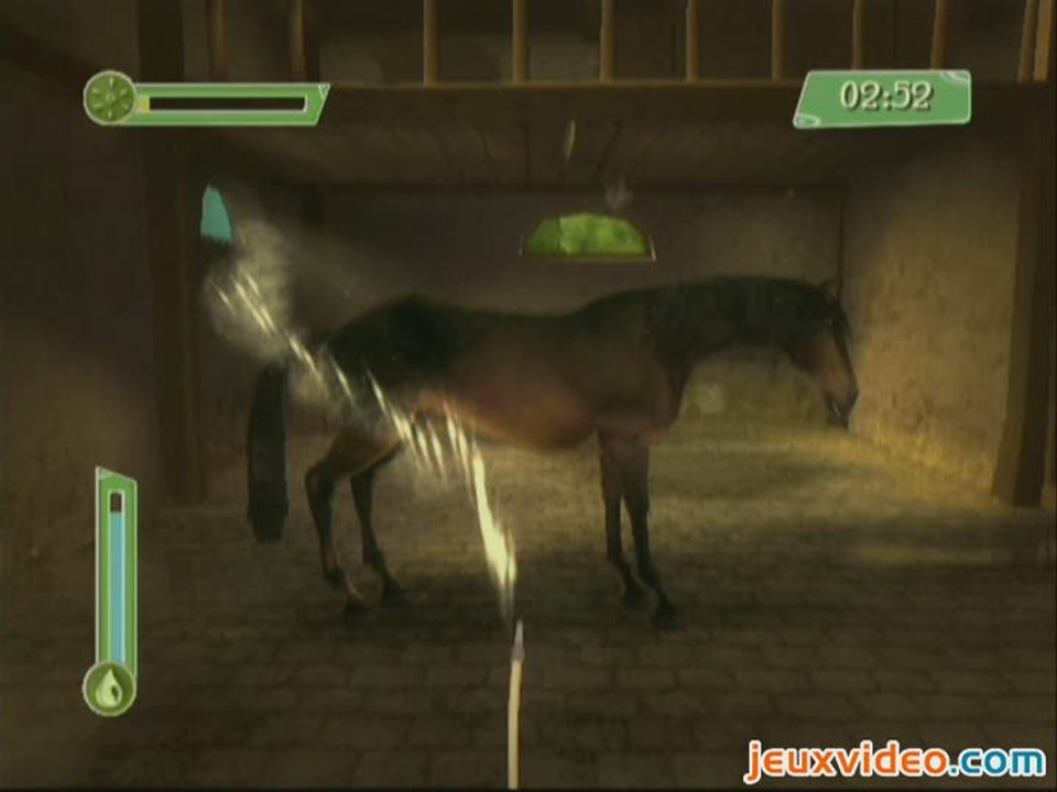 Alexandra Ledermann : Le Haras de la Vallée : Soin au cheval