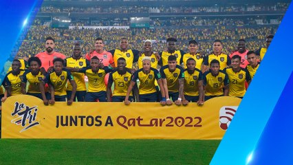 Francisco Egas celebra la clasificación de la tricolor al mundial de Qatar 2022