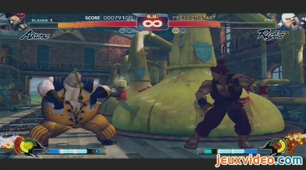 Street Fighter IV : Akuma et le système de focus attack