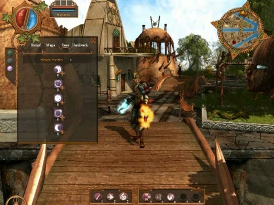 Silverfall : Earth Awakening : Interface de personnages